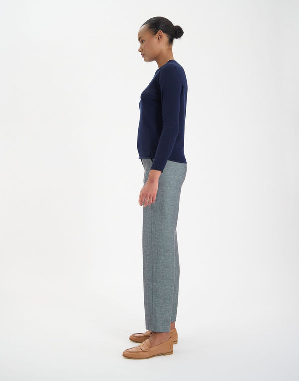 Ines De La Fressange Pull Angelica En Coton Marine