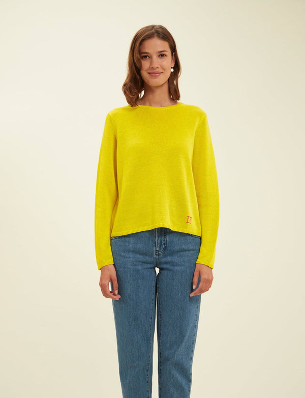 Ines De La Fressange Pull Angelina Jaune
