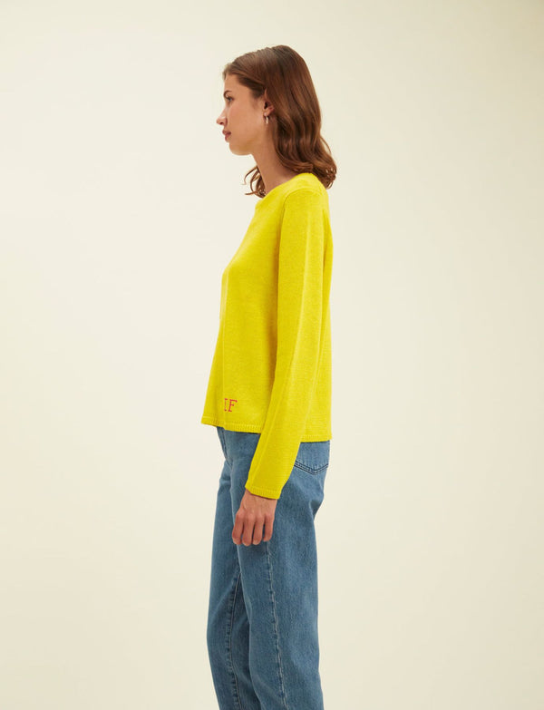 Ines De La Fressange Pull Angelina Jaune