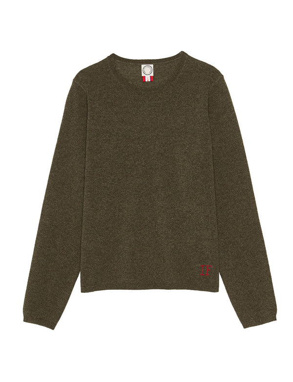 ines de la fressange Pull Angelina kaki