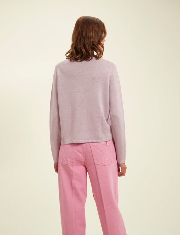 Ines De La Fressange Pull Angelina Mauve