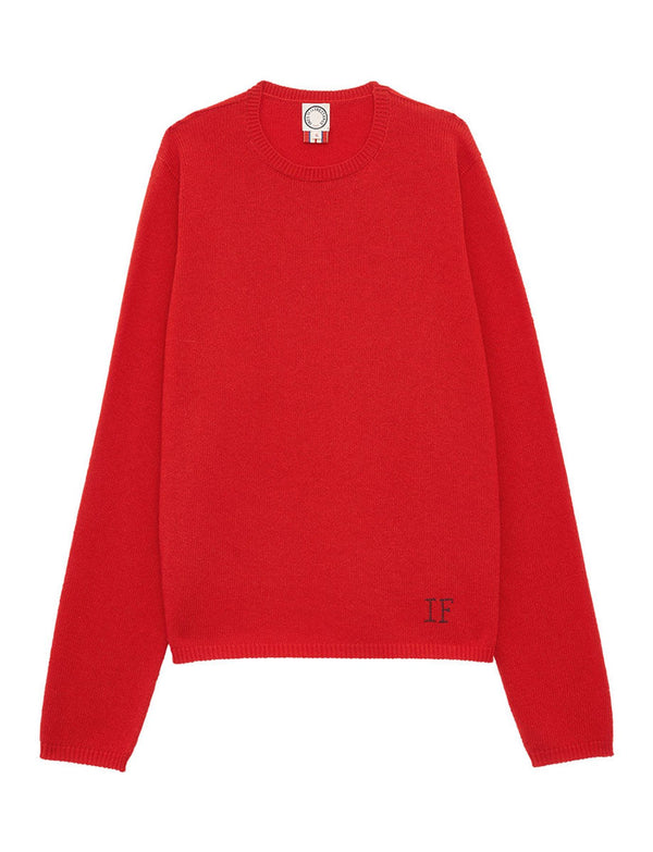 ines de la fressange Pull Angelina rouge