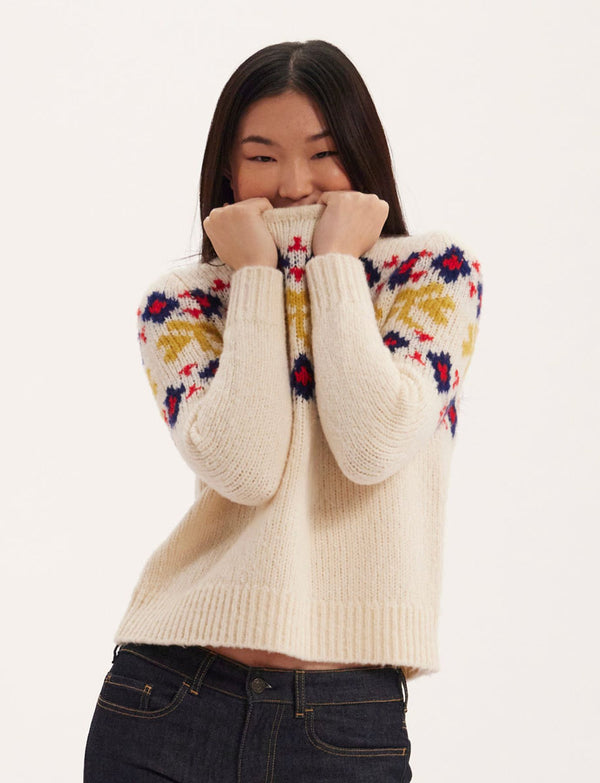 Ines De La Fressange Pull Joia écru