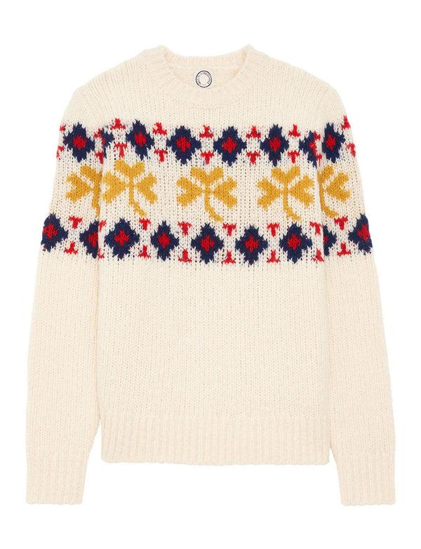 ines de la fressange Pull Joia écru