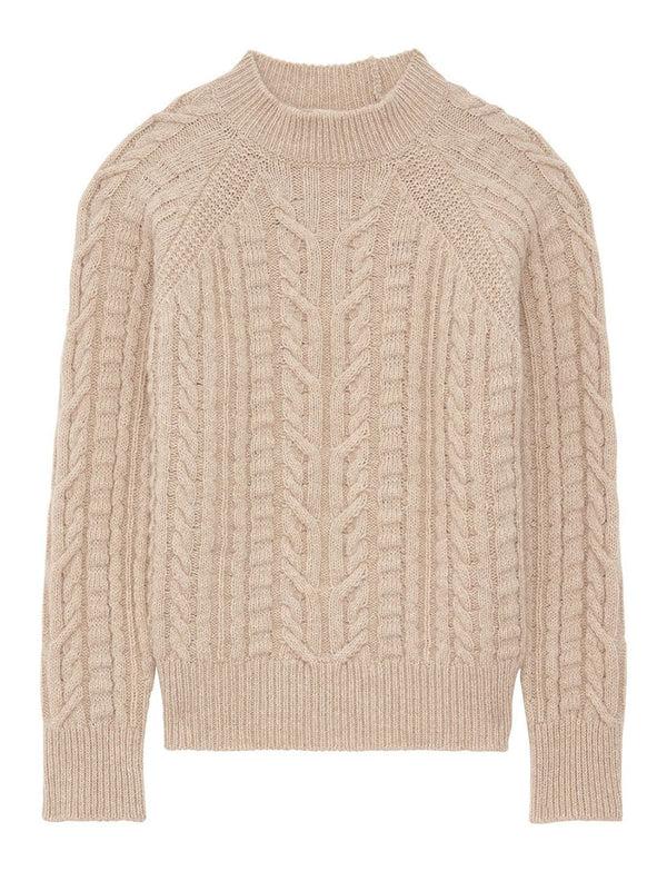 ines de la fressange Pull Louison beige