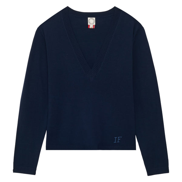 ines de la fressange Pull Morgana marine