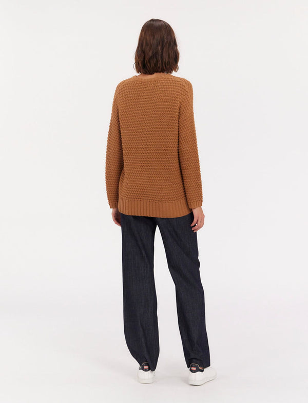 Ines De La Fressange Pull Silvia Camel