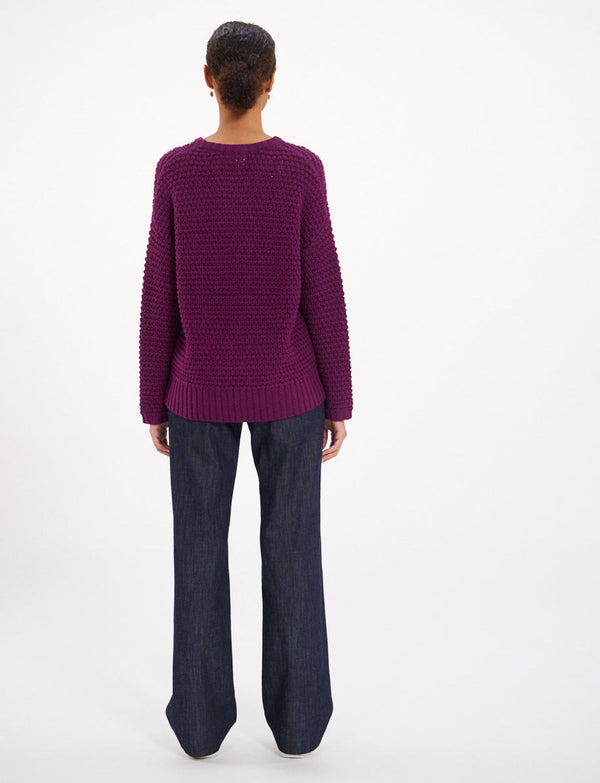 Ines De La Fressange Pull Silvia Violet