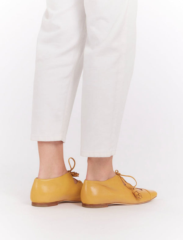 Ines De La Fressange Richelieu Ouvert Jaune