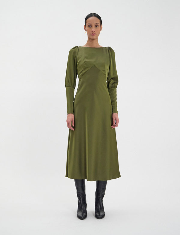 Ines De La Fressange Robe Alberta Kaki
