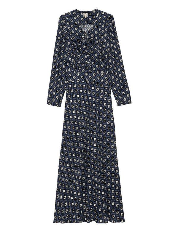 ines de la fressange Robe Ariel imprimé bleu