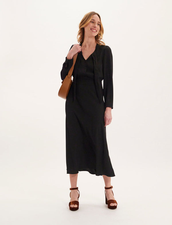 Ines De La Fressange Robe Ariel Noire
