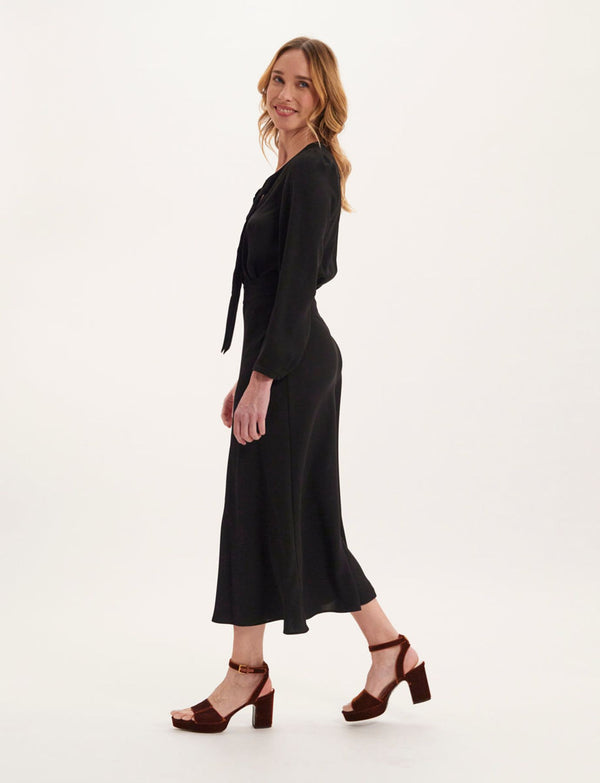 Ines De La Fressange Robe Ariel Noire