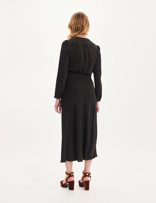 Ines De La Fressange Robe Ariel Noire