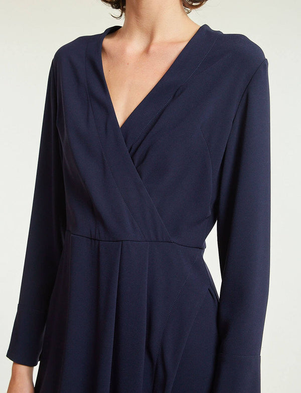 Ines De La Fressange Robe Blida Bleu Marine