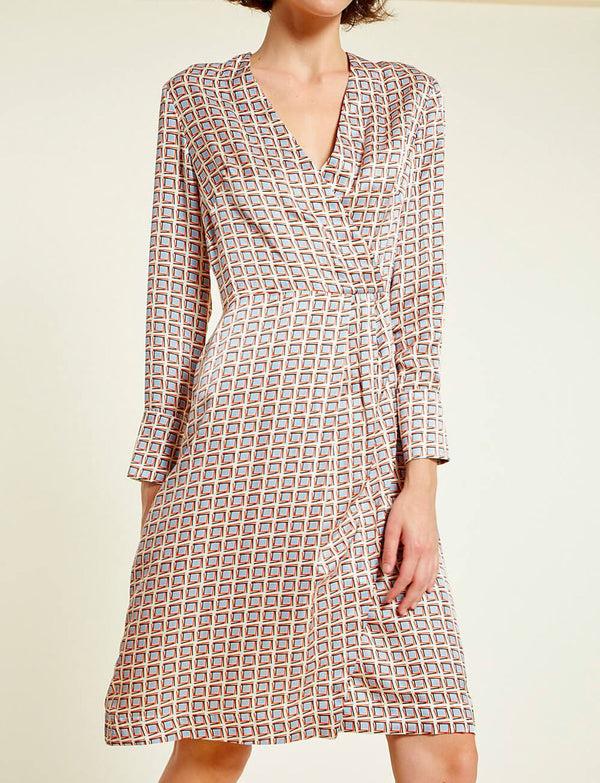 Ines De La Fressange Robe Blida Imprimé Brest