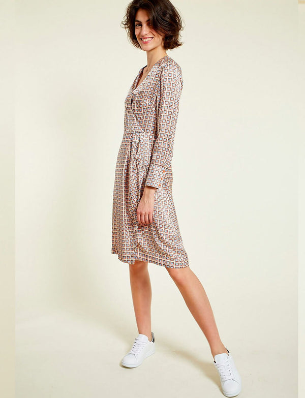 Ines De La Fressange Robe Blida Imprimé Brest