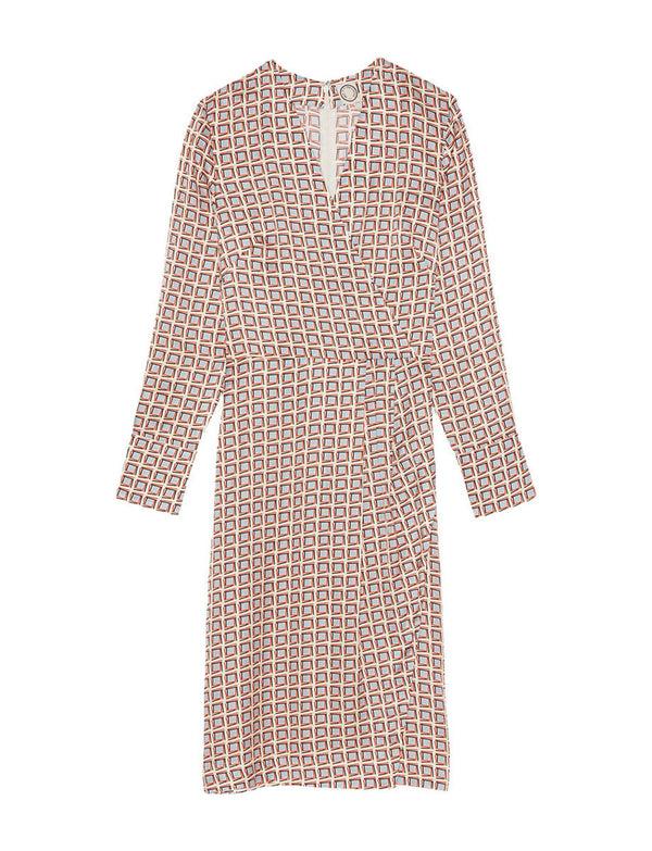 ines de la fressange Robe Blida imprimé brest