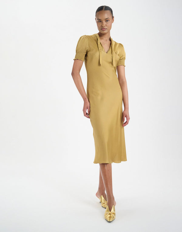 Ines De La Fressange Robe Cerise Camel