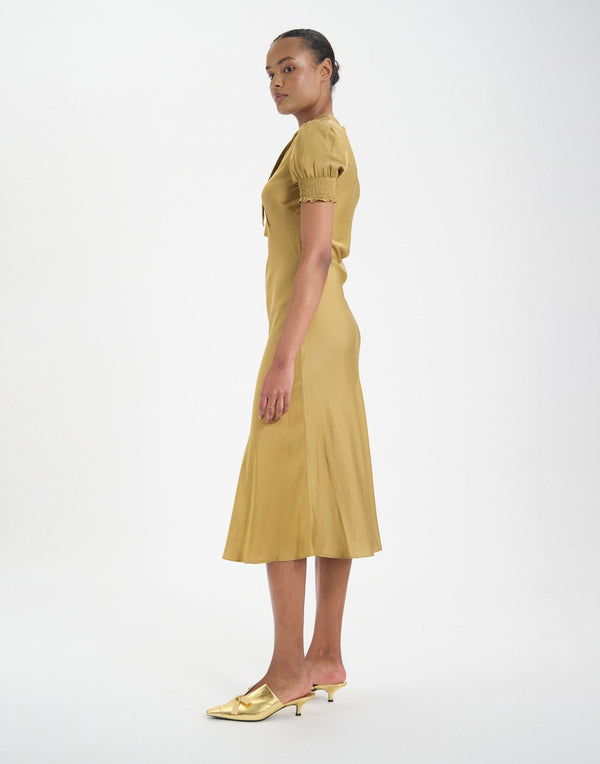 Ines De La Fressange Robe Cerise Camel