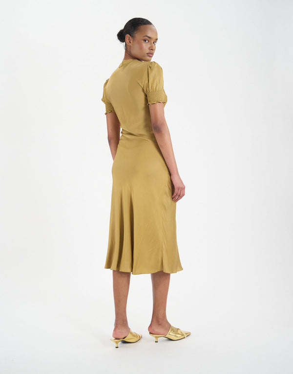 Ines De La Fressange Robe Cerise Camel