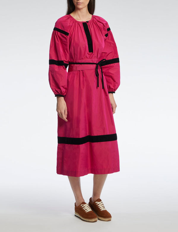 Ines De La Fressange Robe Flora Fuschia