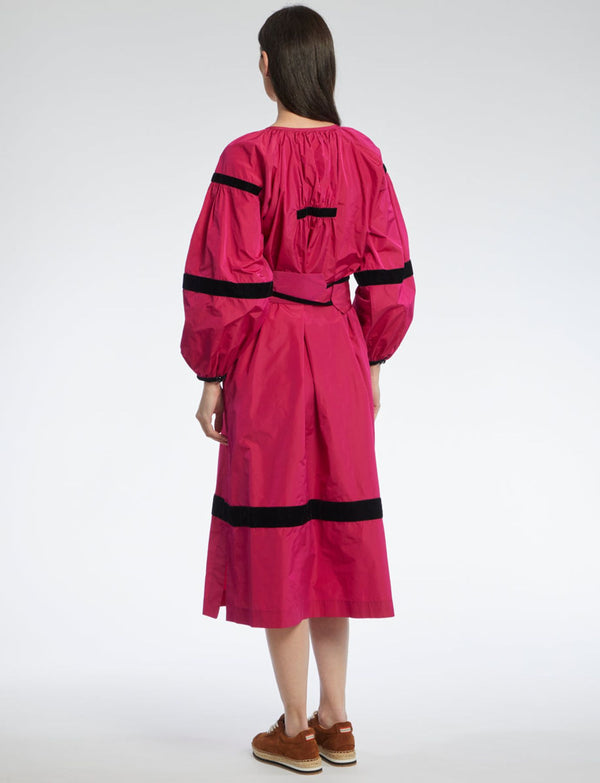 Ines De La Fressange Robe Flora Fuschia