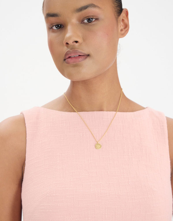 Ines De La Fressange Robe Madeleine En Coton Rose