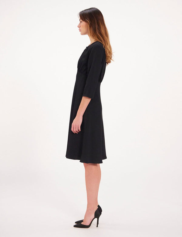 Ines De La Fressange Robe Natalia Noire