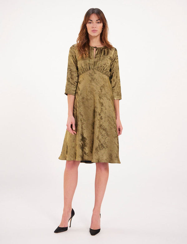 Ines De La Fressange Robe Natalia Or