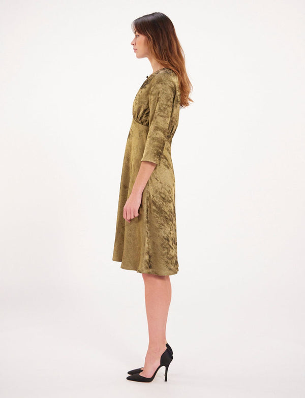 Ines De La Fressange Robe Natalia Or