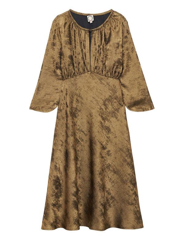ines de la fressange Robe Natalia or