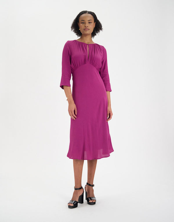 Ines De La Fressange Robe Natalia Violette