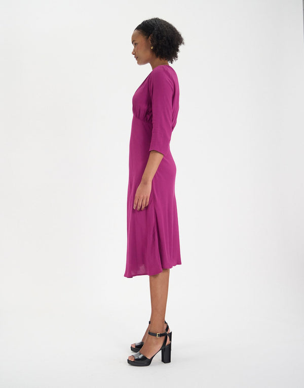 Ines De La Fressange Robe Natalia Violette