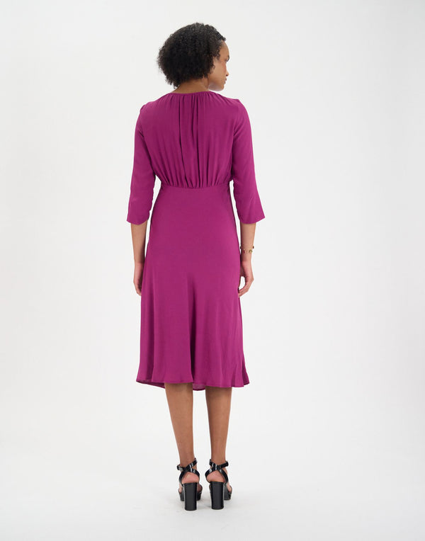 Ines De La Fressange Robe Natalia Violette