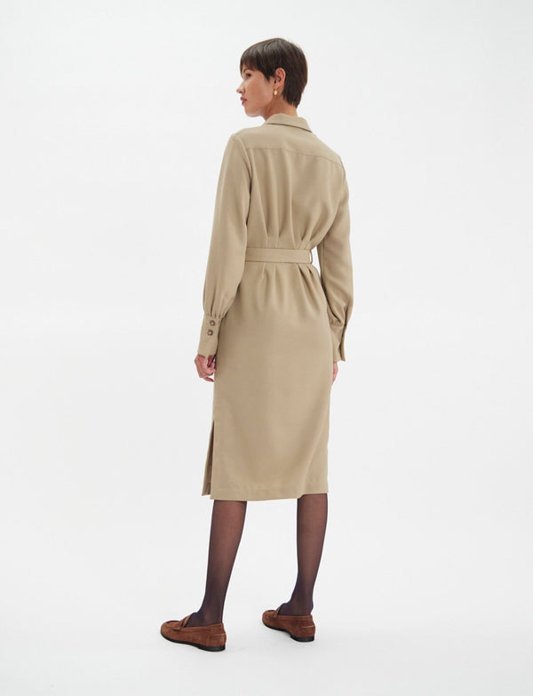 Ines De La Fressange Robe Rosabella Beige