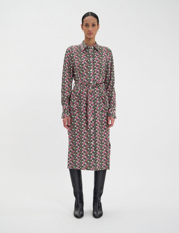 Ines De La Fressange Robe Rosabella Motif Fleurs