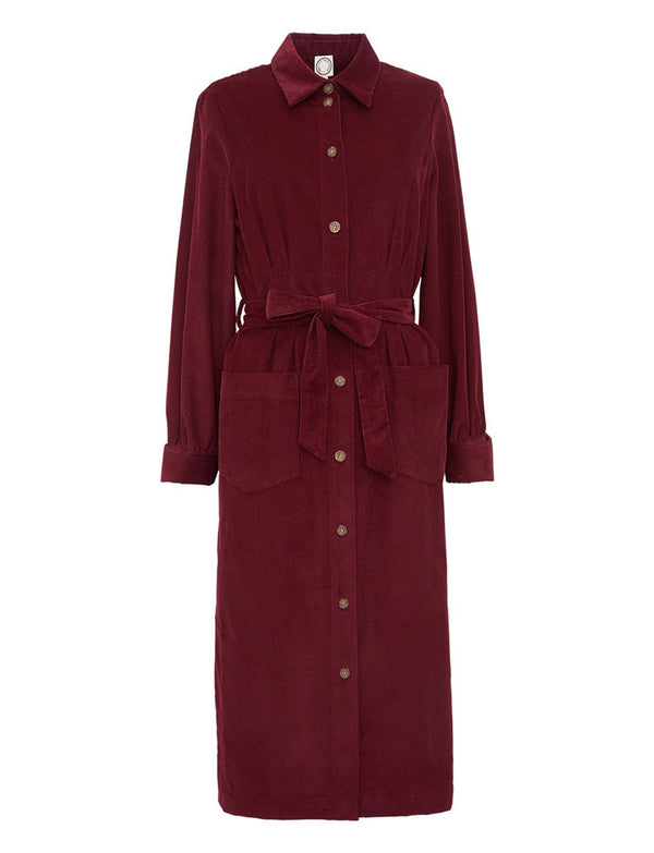 ines de la fressange Robe Rosabella prune velours