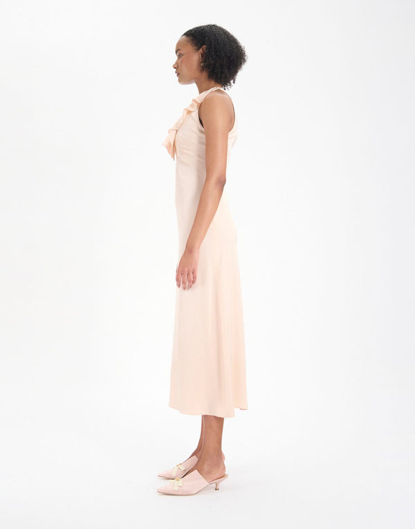 Ines De La Fressange Robe Victorine Rose Pâle