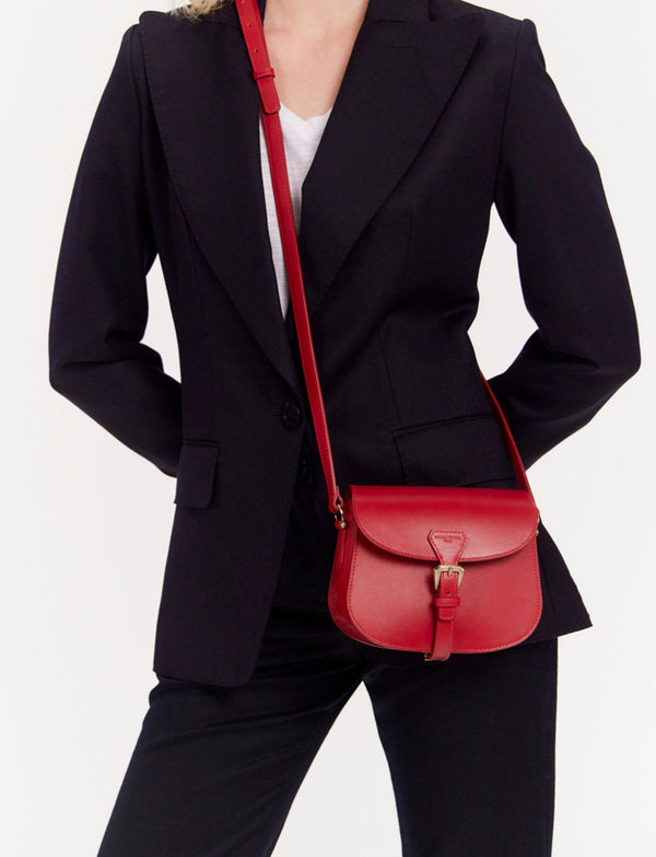 Ines De La Fressange Sac à Main Baby Flâneur Rouge