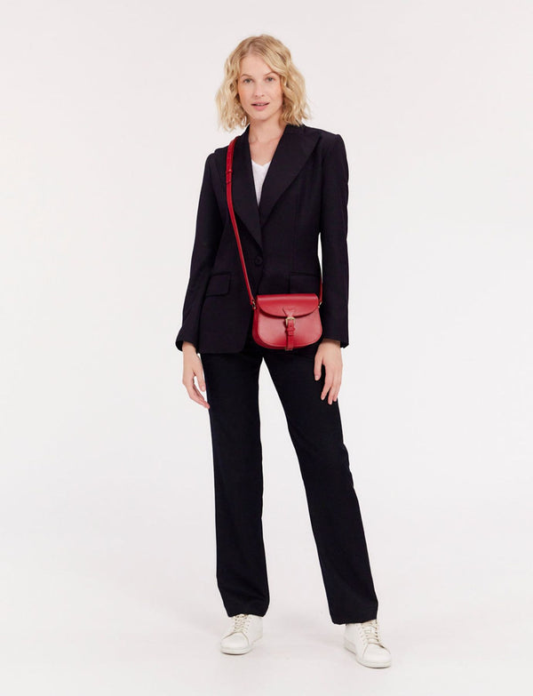 Ines De La Fressange Sac à Main Baby Flâneur Rouge