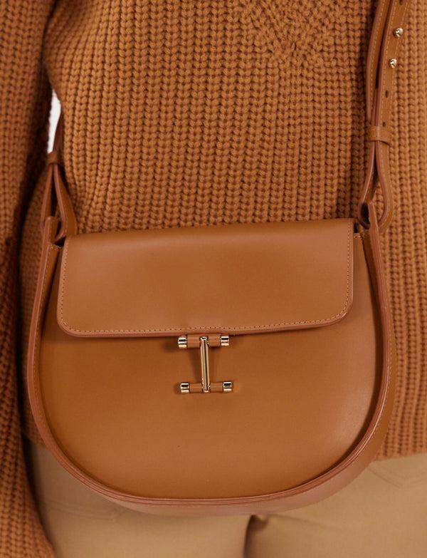 Ines De La Fressange Sac Senda Cuir Camel