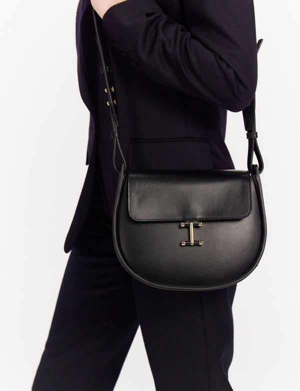 Ines De La Fressange Sac Senda Cuir Noir