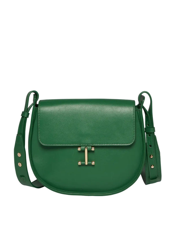 ines de la fressange Sac Senda cuir vert