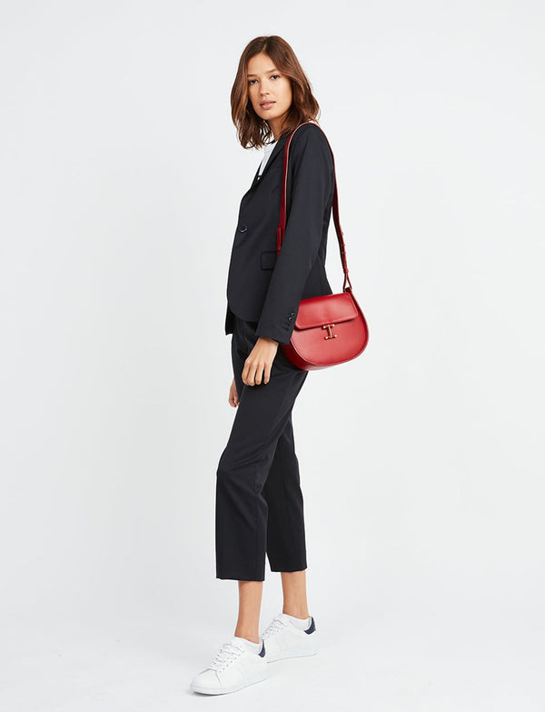 Ines De La Fressange Sac Senda Rouge Rubis