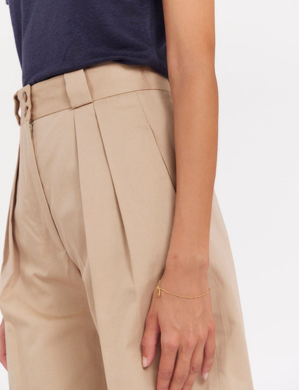 Ines De La Fressange Short Odette Beige