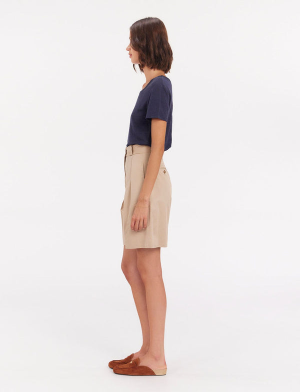 Ines De La Fressange Short Odette Beige