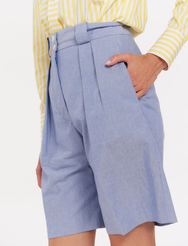 Ines De La Fressange Short Odette Bleu