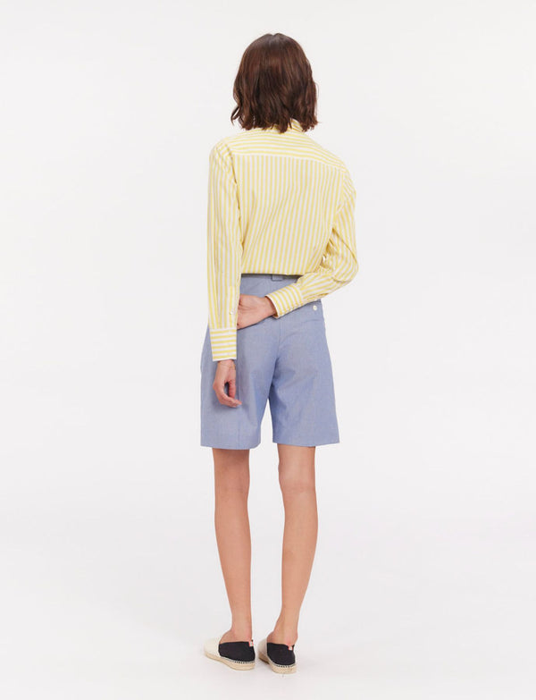 Ines De La Fressange Short Odette Bleu
