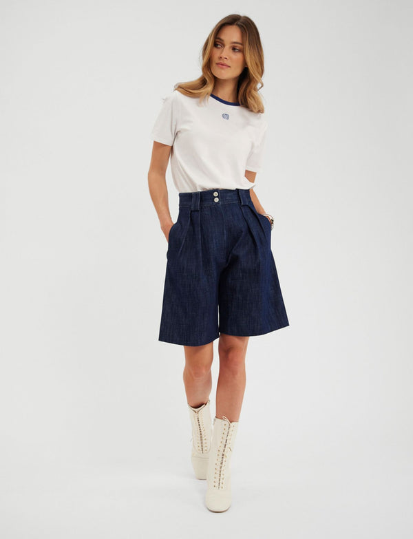 Ines De La Fressange Short Odette En Coton